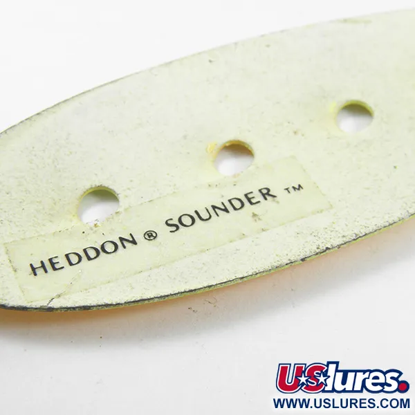 Heddon Sounder UV Cucchiaino Traina, Fluo UV Glow, 7,5g, Forato, #3194