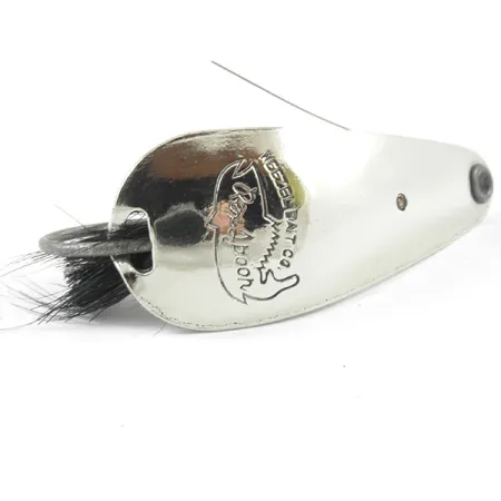 Vintage Weezel Rex Weedless Spoon, Nickel, 12.5g, Antialga, #3207