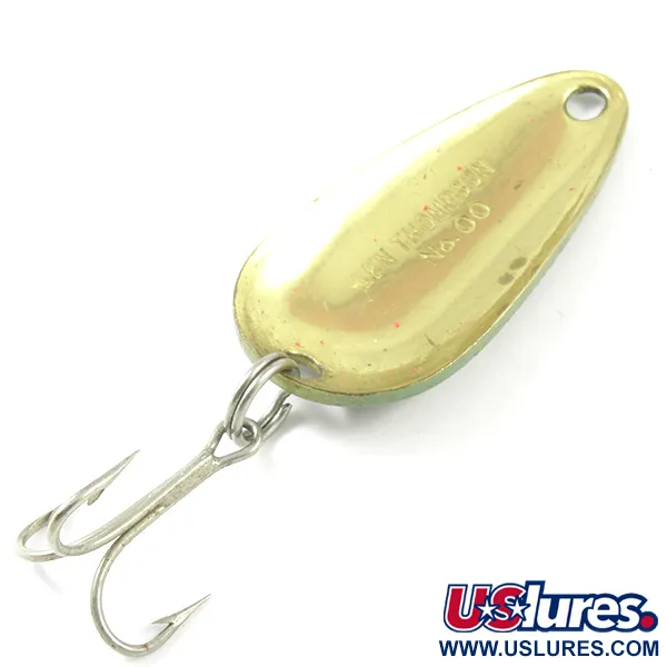 Len Thompson #00 Ondulante, Verde/Nero/Ottone, 14g, Ottone, #3217