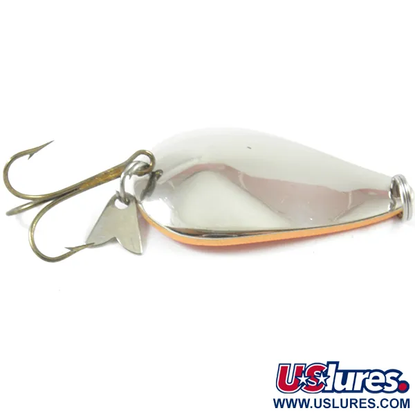 Acme K.O. Wobbler Ondulante, Nichel/Arancio, 21g, Sonic Flipper Tail, #3226