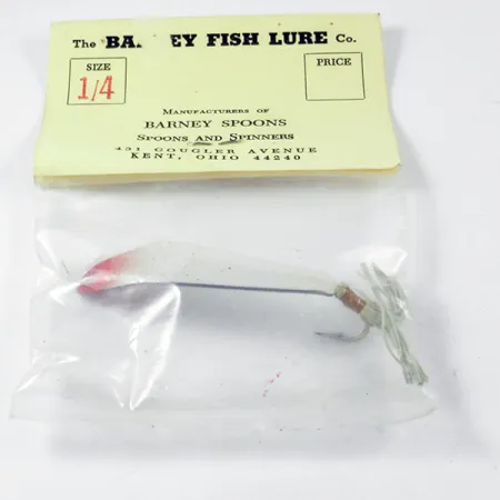 Weedless Barney Spoons Ondulante, Rosso/Bianco, 7g, Antialga, #3231