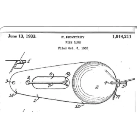 James Aitken Muskielure Ondulante, Rosso/Bianco/Nickel, 53g, #3235