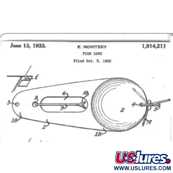James Aitken Muskielure Ondulante, Rosso/Bianco/Nickel, 53g, #3235