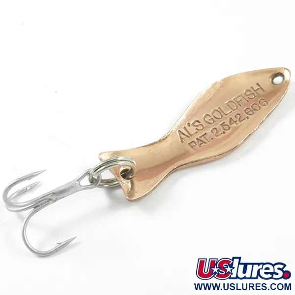 Al's Goldfish Ondulante, Rame, 4.5g, Profilo realistico, #3243