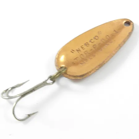 Nebco Tor-P-Do 1 Cucchiaino, Rame Martellato, 7g, Vintage USA, #3296