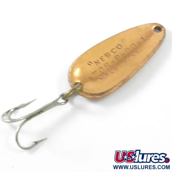 Nebco Tor-P-Do 1 Cucchiaino, Rame Martellato, 7g, Vintage USA, #3296