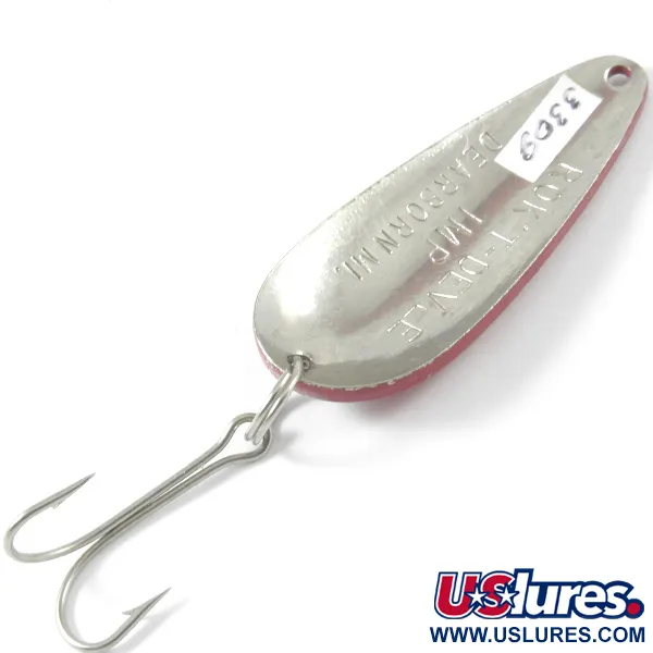 Dardevle Rok't Imp Ondulante, Rosso/Bianco/Nichel, 21g, Vintage, #3309