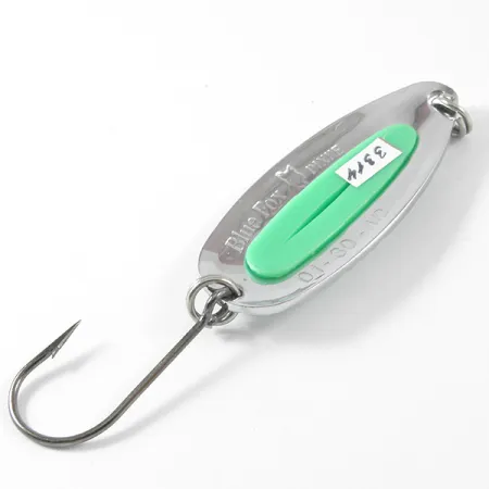 Blue Fox Pixee Ondulante, Nichel Martellato/Verde, 14g, Amo Singolo, #3314