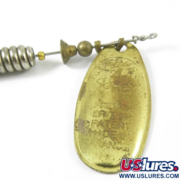 Mepps Comet Mino 4 Cucchiaino, Ottone, 12g, Pesciolino Gomma, #3348