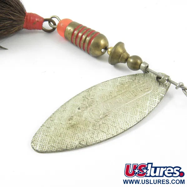 Mepps Aglia Long 2 Dressed Cucchiaino, Argento, 7.3g, Coda scoiattolo, #3349