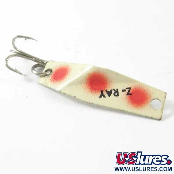 Z-RAY Lures Z-Ray Ondulante, Bianco / Rosso, 1,5g, Vintage, #3364