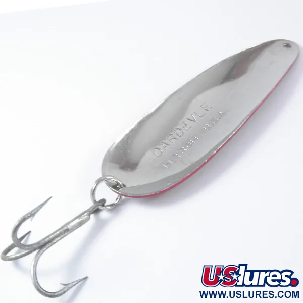 Eppinger Dardevle Ondulante, Rosso/Bianco/Nickel, 28g, Detroit, #3381