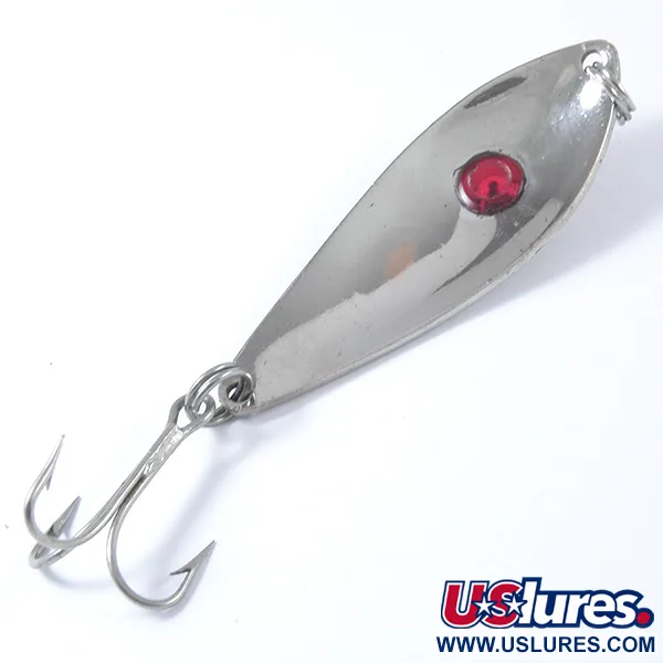 Paul Bunyan Minnow 67 Ondulante, Nickel / Red Eye, 12g, #3390