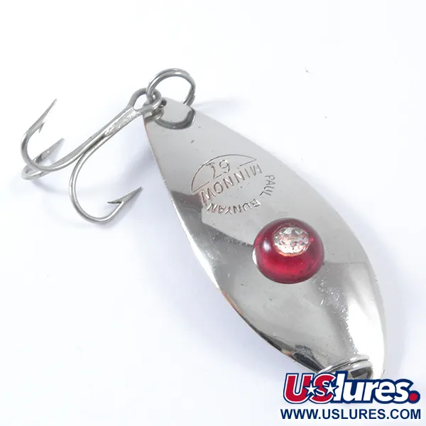 Paul Bunyan Minnow 67 Ondulante, Nickel / Red Eye, 12g, #3390
