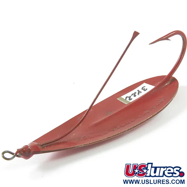 Weedless Johnson Silver Minnow Ondulante, Rosso/Bianco, 14g, Antialga, #3422