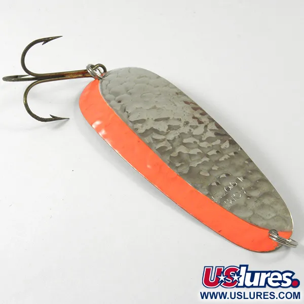 Acme Looter UV Ondulante da traina, Argento martellato, 8g, UV, #3428