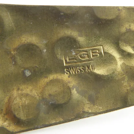 Ondulante EGB, Argento/Ottone argentato, 9g, martellato a mano, #3429