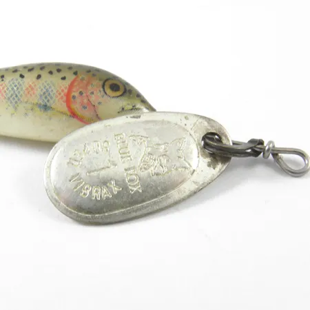 Blue Fox Vibrax Minnow Spin 1 Cucchiaino, Argento / Trota, 4g, #3462