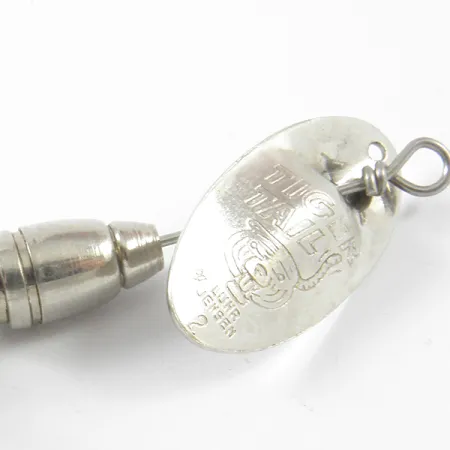 Luhr Jensen Tiger Tail Rotante, Nichel / Rosso, 3,6g, Piume, #3464