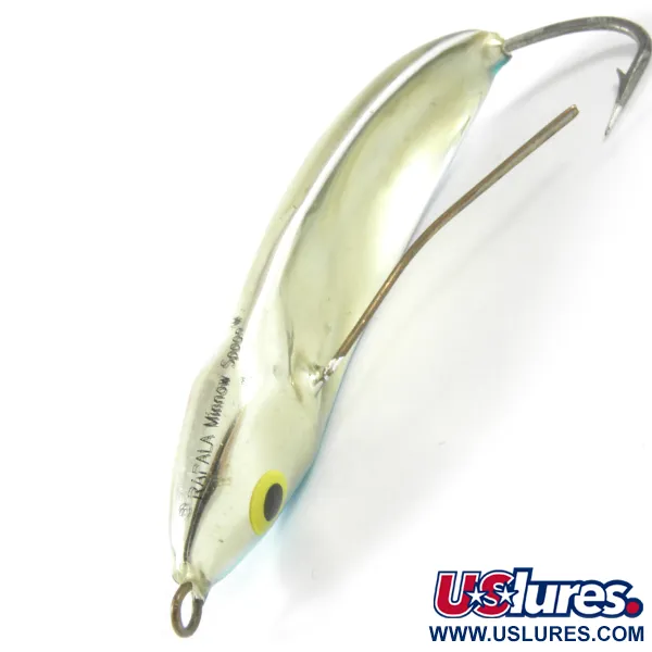 Weedless Rapala Minnow Spoon Ondulante, Blu Metallizzato, 10g, #3476