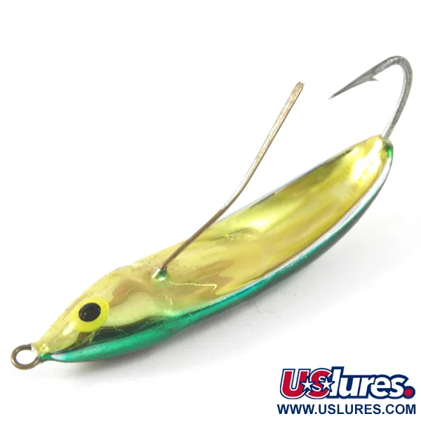 Rapala Minnow Spoon Ondulante, Oro / Verde, 10g, Antialga, #3488