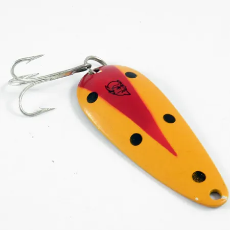 Ondulante Eppinger Dardevle Imp, Arancione/Rosso/Nickel, 11g, #3502