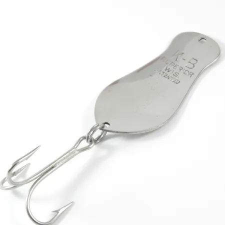 K-B Bait K-B Spoon 2 Cucchiaino, Nichel, 14g, Vintage USA, #3509