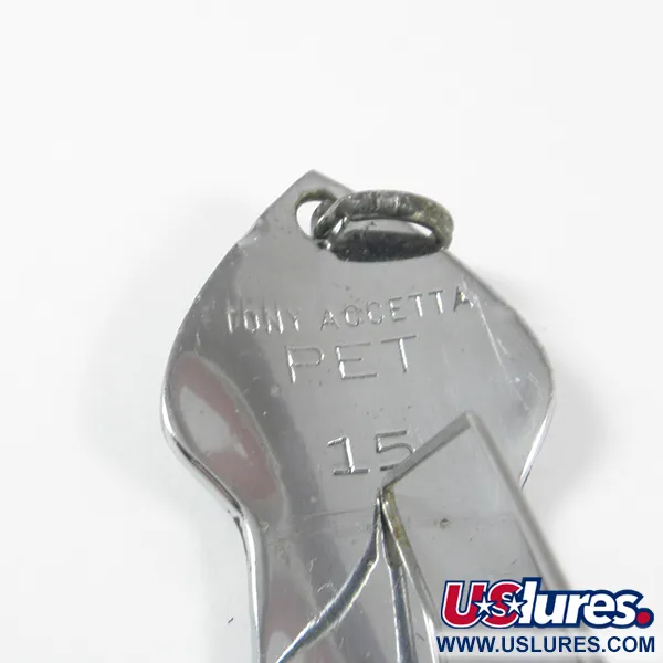 Tony Accetta Pet Spoon 15 Ondulante, Nichel, 14g, Antialga, #3511