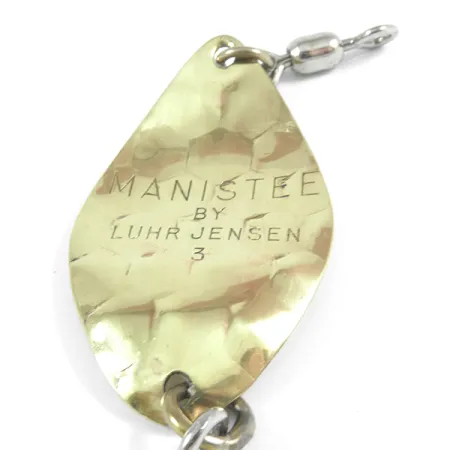 Luhr Jensen Manistee 3 Ondulante, Oro, 9g, Martellata, #3522