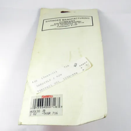 Eppinger Dardevle Huskie Junior Ondulante, Rosso/Bianco/Nickel, 58g, #3539