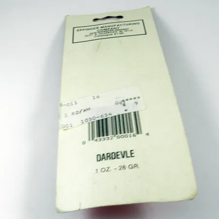 Eppinger Dardevle Ondulante, Rosso/Bianco/Nichel, 28g, #3538