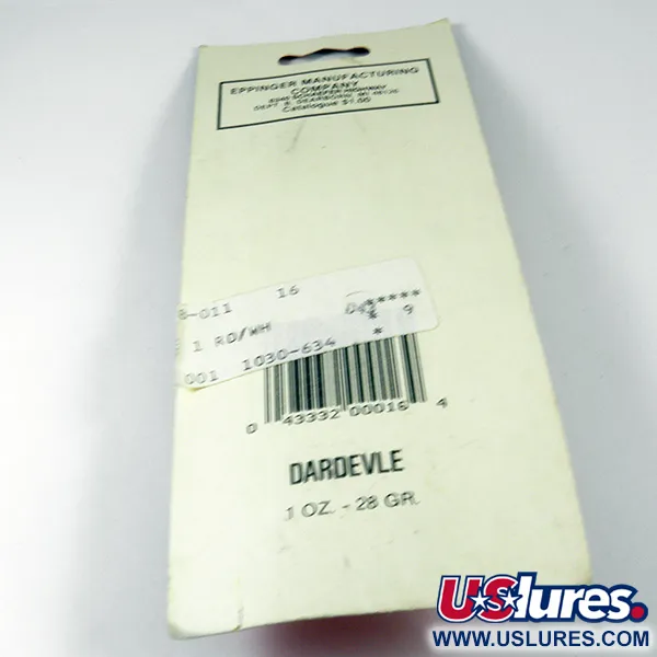 Eppinger Dardevle Ondulante, Rosso/Bianco/Nichel, 28g, #3538