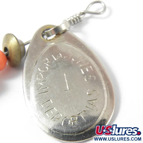 IMPORTACIONES DEPORTIVAS 1 Cucchiaino rotante, Nichel, 3,5g, Corpo ottone, #3558