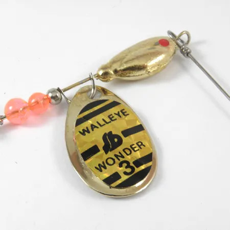 South Bend Walleye Wonder 3 Esca, Oro, 14g, paletta stampata, #3571