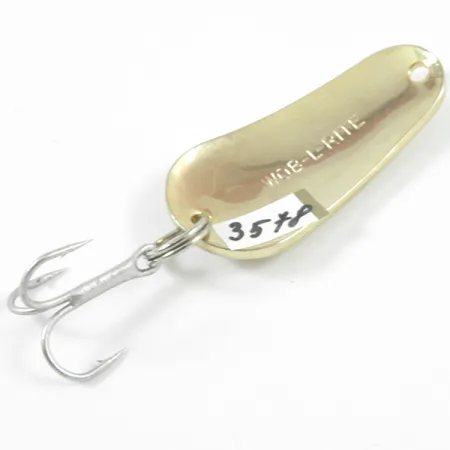 Acme Wob-L-Rite Cucchiaino, Oro martellato, 7g, Vintage, #3578
