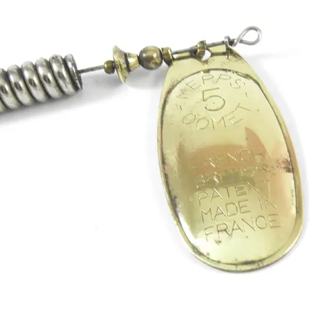 Mepps 5 Comet Mino Cucchiaino, Ottone, 18g, Trailer morbido, #3586