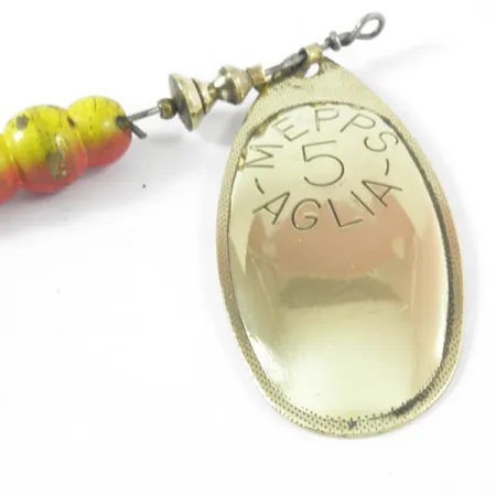 Mepps Aglia 5 Cucchiaino, Ottone, 14g, Pala in ottone, #3587