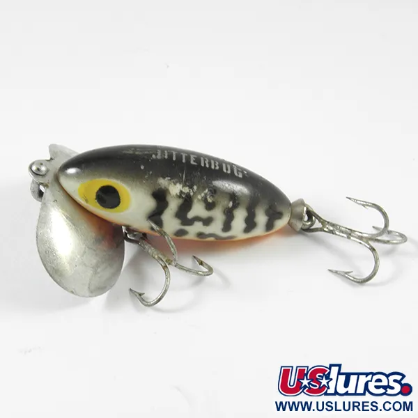 Fred Arbogast Jitterbug Topwater, Tiger, 7g, Paletta Metallo, #3589