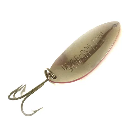 Eppinger Dardevle Devle Dog 7700 Cucchiaino, Rosso/Bianco, 14g, #3608