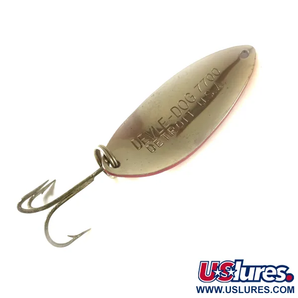 Eppinger Dardevle Devle Dog 7700 Cucchiaino, Rosso/Bianco, 14g, #3608