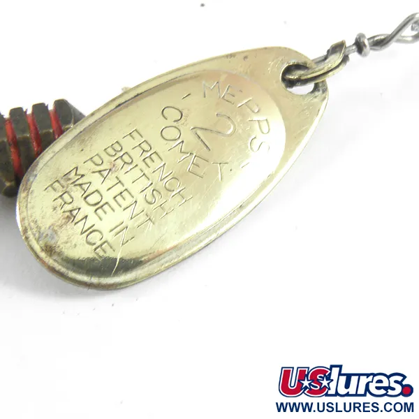 Mepps Comet Mino 2 Cucchiaino, Oro, 6g, Shad in Gomma, #3623