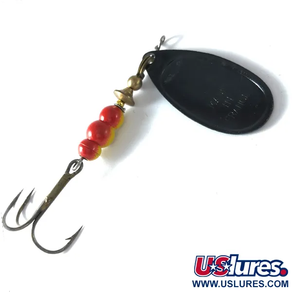 Mepps Aglia 4 Cucchiaino, Nero, 9g, Componenti in Ottone, #3633