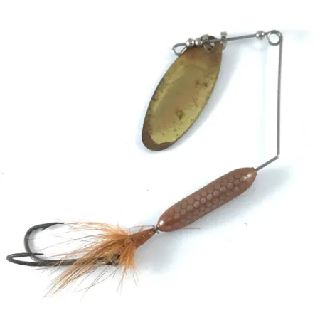 Yakima Bait Worden’s Original Rooster Tail Rotante, Ottone/Marrone, 8g, #3659