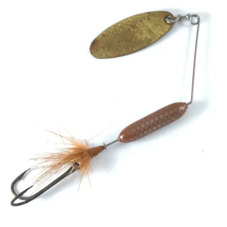 Yakima Bait Worden’s Original Rooster Tail Rotante, Ottone/Marrone, 8g, #3659