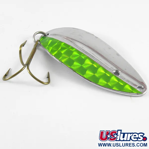 Ondulante TODDCO Main liner, Nichel / Verde, 11g, Nido d'ape, #3670