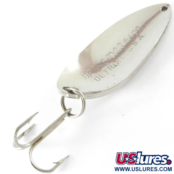 Dardevle Devle Dog 5400 Ondulante, Nickel, 18g, Marchio Detroit, #3710