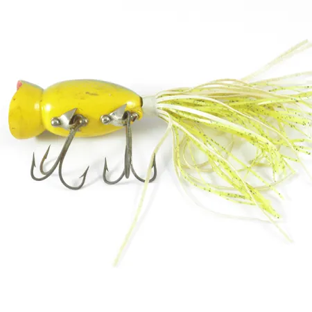 Fred Arbogast Hula Popper, Tiger, 14g, Gonna in Gomma, #3721