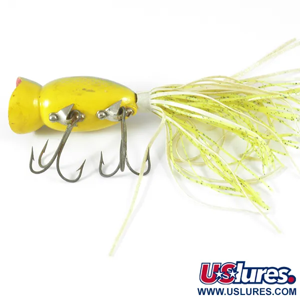 Fred Arbogast Hula Popper, Tiger, 14g, Gonna in Gomma, #3721