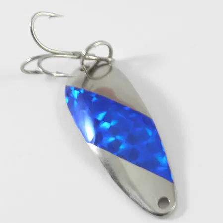 Weaver Lure Ruber Grabber Ondulante, Nickel/Blu, 7g, Banda Olo, #3729