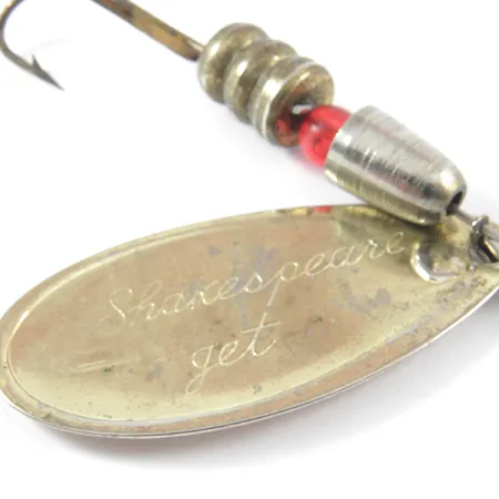 Shakespeare Jet Spinner, Oro / Rosso, 12g, Esca Rotante, #3745